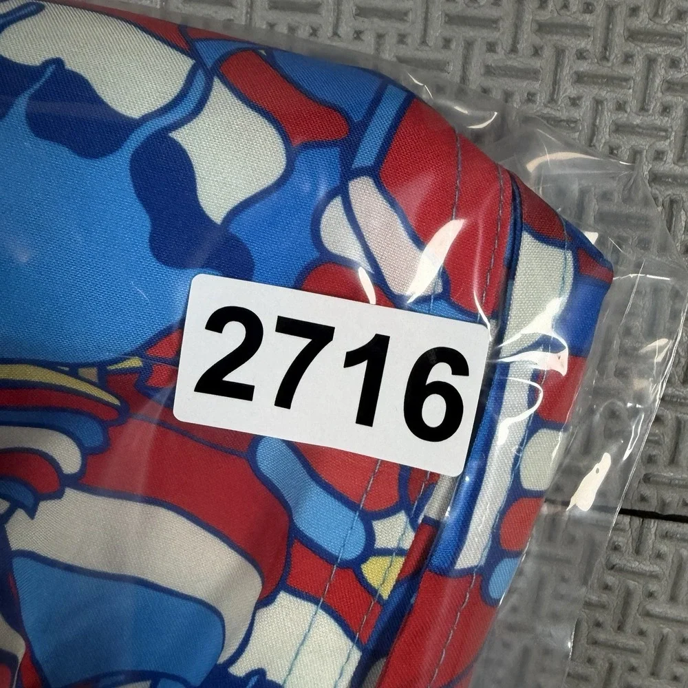 Rsvlts Board Shorts Sz L Red White Blue Ice Cream Unlined Swim Trunks EUC